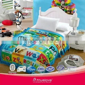 Fashion New Design Flannel Blanket Flower Pattern Printed thumbnail-1