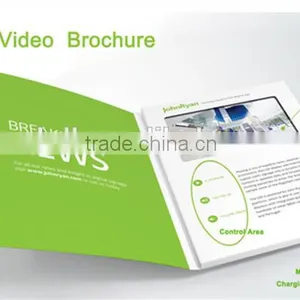 LCD Screen Video Brochure Custom Printing Video Book thumbnail-1