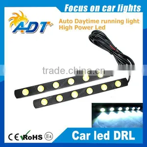 2 x Super White 6LED Car Daytime Running Light DRL Daylight Kit 12V DC Head Lamp thumbnail-1