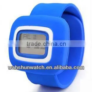 Hot Sale Silicone Slap Digital Children Wrist Watch in Dongguang thumbnail-1