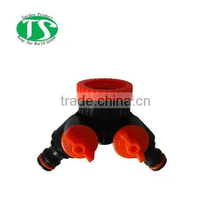 New Two Way Hose Connector With Valve thumbnail-1