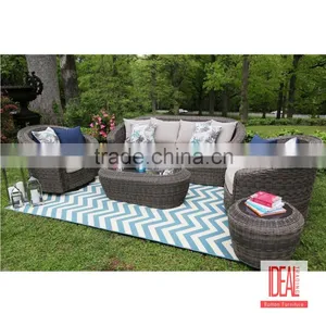 2016 New Cheap Outdoor Resin Wicker Coffee Shop Rattan Ratten Arm Chair Seating Set thumbnail-4