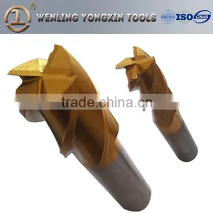 High Precision TiN-coated Hss 2/3/4/5/6flute End Mills for Steels thumbnail-1