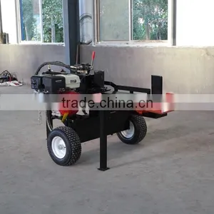 Hot Selling 42t 610mm Horizontal Hydraulic Wood Splitter With Log Tray From Laizhou thumbnail-2