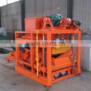Made in China QTJ4-26C Autoamtic Concrete Block Making Machine Price in India, Hollow Block Machine for Sale thumbnail-2