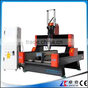 4 Axis Hybird Servo Motor Heavy Duty Stone CNC Router ZK-9015 900*1500MM With 5.5KW Water Cooling Spindle&Air Cylinder thumbnail-2