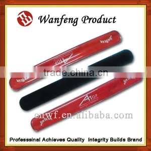 2015 Newest Printed Color Silicone Slap Band thumbnail-3