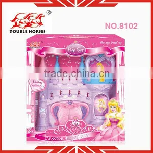 8012 Role Play Set for Girls Pretend Toys Plastic Villa thumbnail-1