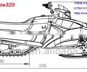 New 320CC Snowmobile Rubber Track (Direct Factory) thumbnail-1