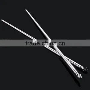 Wedding Gift Sterling Silver Chopsticks Good Luxury Design Chopsticks With Animal Horse Head Display Chopsticks for Corporate thumbnail-3