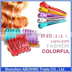 Hairdressing Aluminum Hair Clips Clamps Salon Barber Section Hair Grip Clip Styling Tools thumbnail-1