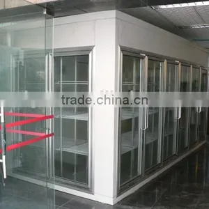 Supermarket Cold Room With Glass Door for Beverage and Food Storage thumbnail-4