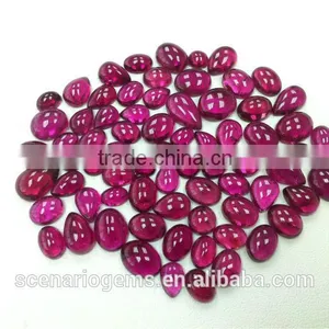 #CEMZ Natural Multi-Shape Cabs Loose Gemstone Rubellite Cabochon thumbnail-1