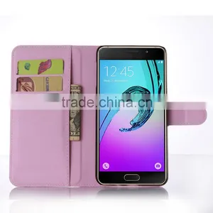 High Quality Leather Holster Card Wallet Folio Stand Flip Case Cover for Samsung GALAXY A9 thumbnail-5