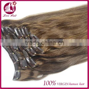 New Arrival Clip in Long Clip in Hair Piece Malaysian Virgin Human Hair Extension thumbnail-2
