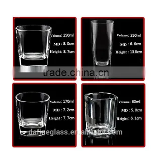 Wholesale Clear Glass Tumbler & Water Cup & & Whiskey Cup & Tableware thumbnail-1