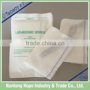 Absorbent 100%cotton Disposable Medical Pad / Lap Sponge thumbnail-2