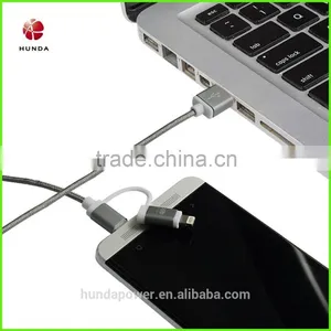 Universal High Speed Fast Charging Mobile Phone Security Cable / MFI Certified thumbnail-1