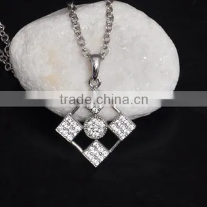 Crystal Necklace Pendant /White Gold Necklace Jewelry Wholesale /Necklace Chain thumbnail-2