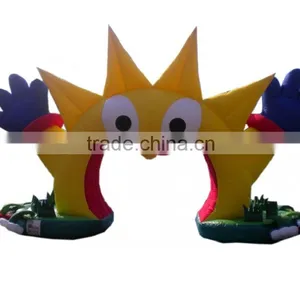 Inflatable Smiling Sun and Flower Arch for Festival Decoration thumbnail-1