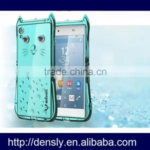 Newest Design Custom Cute Animal Cat Case for Sony Xperia Z4 ,TPU Case for Sony Xperia thumbnail-2