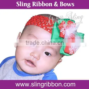 Handmade Christmas Elastic Baby Headband thumbnail-1