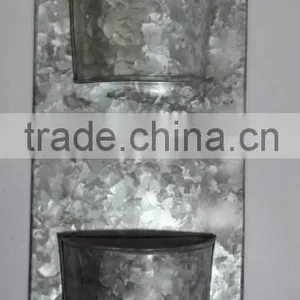 Decorative Wall PLanter in Metal thumbnail-1