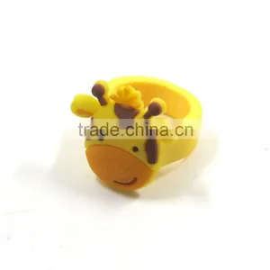 Fashion New Style Kids Cute Cartoon Animal Soft PVC Finger Rings thumbnail-1