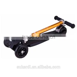 Beautiful Electroplated Aluminum T Bar Foldable 6-16 Years Old Child Scooter thumbnail-4