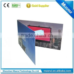 2015 New Arrival Custiomized Screen 2.4 - 10.1 Lcd Screen TV in a Card Video Brochure thumbnail-1