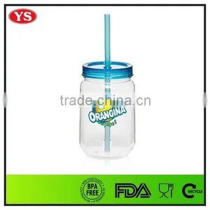 20oz Bpa Free Single Wall Plastic Beer Mug With Lid thumbnail-1
