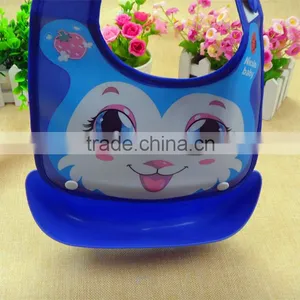 Wholesale Cartoon Silicone Baby Bib Bandana Set, Baby Drool Bib Manufacturer thumbnail-4