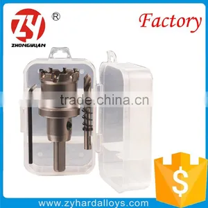 Stopped Type YG9X Tungsten Carbide Tipped T.c.t. Hole Saw for Metal and Stainless Steel thumbnail-5