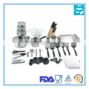 Popular 52Pcs Stainless Steel Cookware thumbnail-1