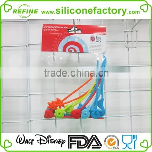 2016 New Design LFGB and FDA Food Safety Custom New Design Silicone Tying Bands thumbnail-6