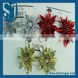 Trade Assurance Newest Plastic Gift Decoration Flower for Gift Package Design thumbnail-1