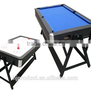 Hot Selling 7' Modern Stylish 2 in 1 Multi Games Table With Factory Promotion. Air Hockey Table, Pool Table. thumbnail-1