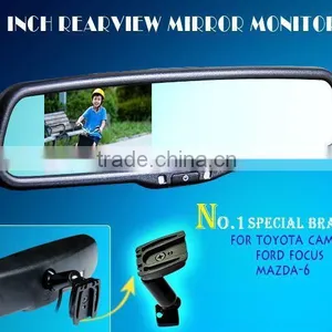 GERMID Rear View Mirror Auto Lcd Monitor With Parking Sensors and Digital Compass thumbnail-3