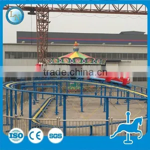 High Quality Fiberglass Amusement Park Kids Ride Roller Coaster Outdoor Slide Dragon Train Ride for Sale thumbnail-3