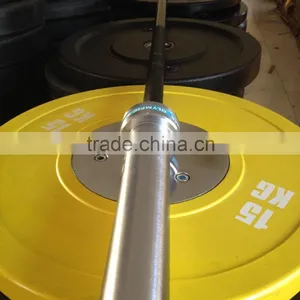 Top Quality Competition Bumper Plates/yellow Olympic Bumper Plates 15KG thumbnail-1
