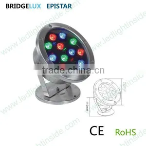 RGB Led Swimming Pool Light Remote Control 12w thumbnail-1