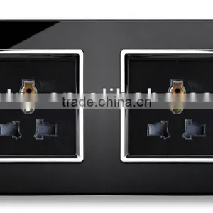 GLASS PANEL MULTIFUNCTION SOCKET,HOTEL SOCKET thumbnail-1