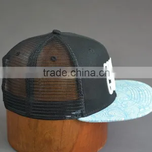 Custom Mesh Fabric 6-panel Cap With Embroidery Logo thumbnail-5
