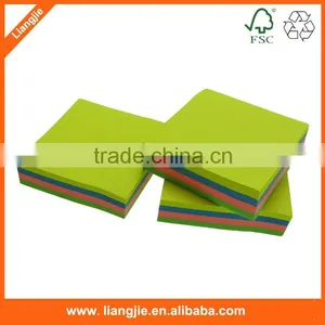 Customized Self-adhesive Notes Cube ,neon Paper Self-adhesive Memo Pad thumbnail-2