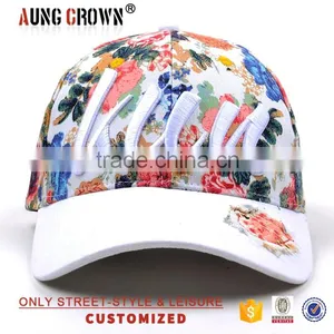 Fashion Floral Baseball Caps for Girls thumbnail-2