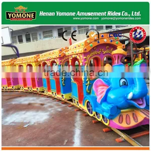 Amusement Park Electric Train Ride of Kidde Rides Elephant Track Train Theme Park Mini Trian for Sale thumbnail-3