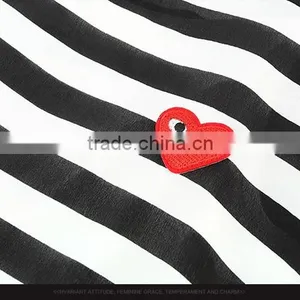 Women's Clothing Casual Temperament Simple Sexy Short-sleeved Striped Dress Spring Summer Wild thumbnail-4