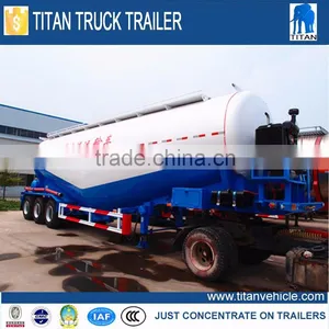 New Air Compressor 3 Axles 45 CBM Cement Truck Powder Semi Trailer for Sale thumbnail-3