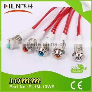 LED Indicator Auto Indicator 10MM Lamp Signal Lamp Indicator Light Pilot Light thumbnail-1
