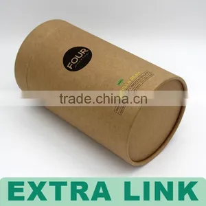 China Supplier Customized Logo Wacth Box Round Krfat Paper Box Watch Packaging Box thumbnail-2